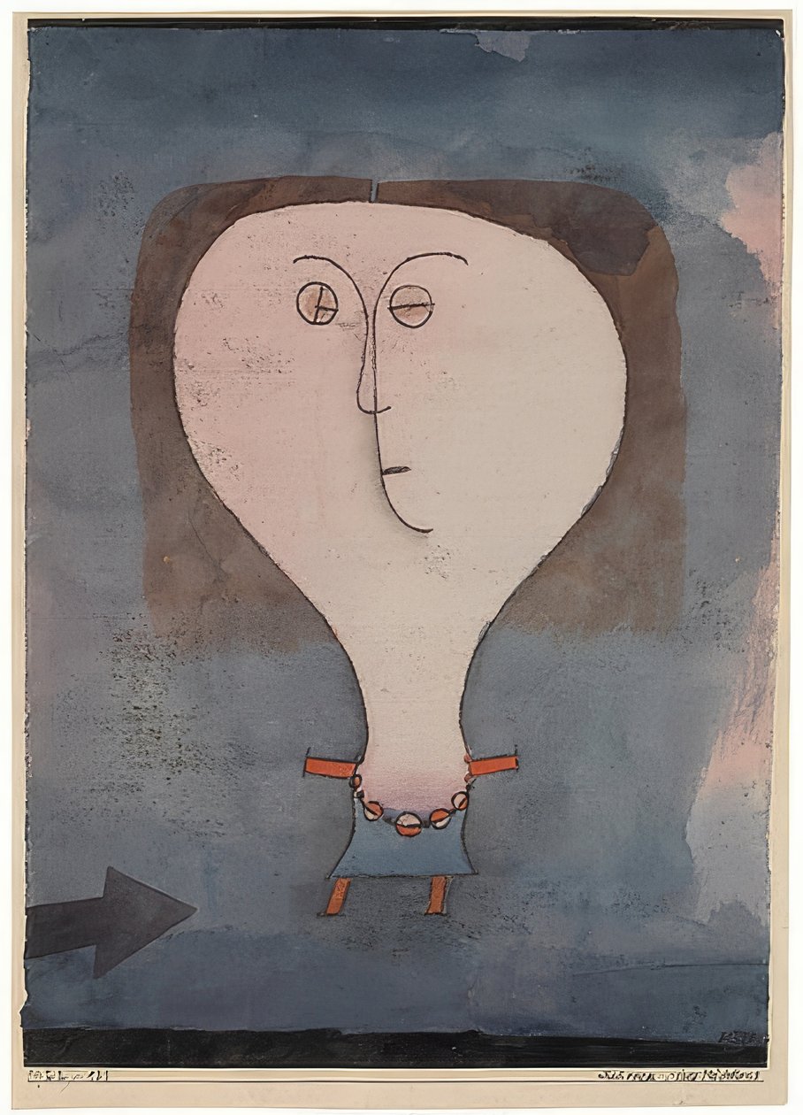 Redd for en jente. 1922 av Paul Klee