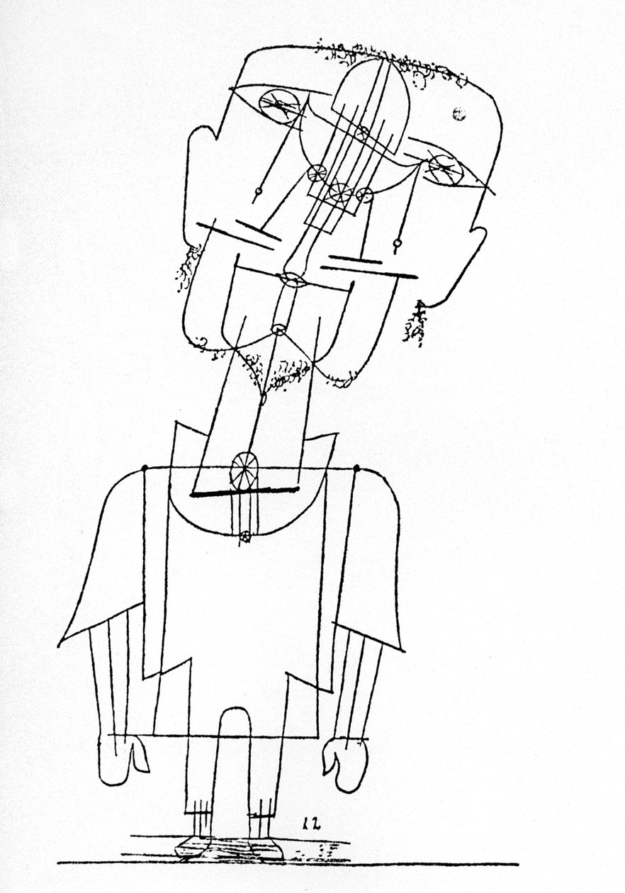 Selvportrett av Paul Klee