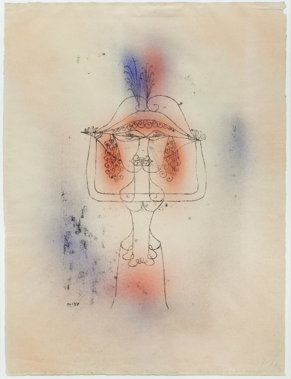 Sanger for Comic Opera av Paul Klee