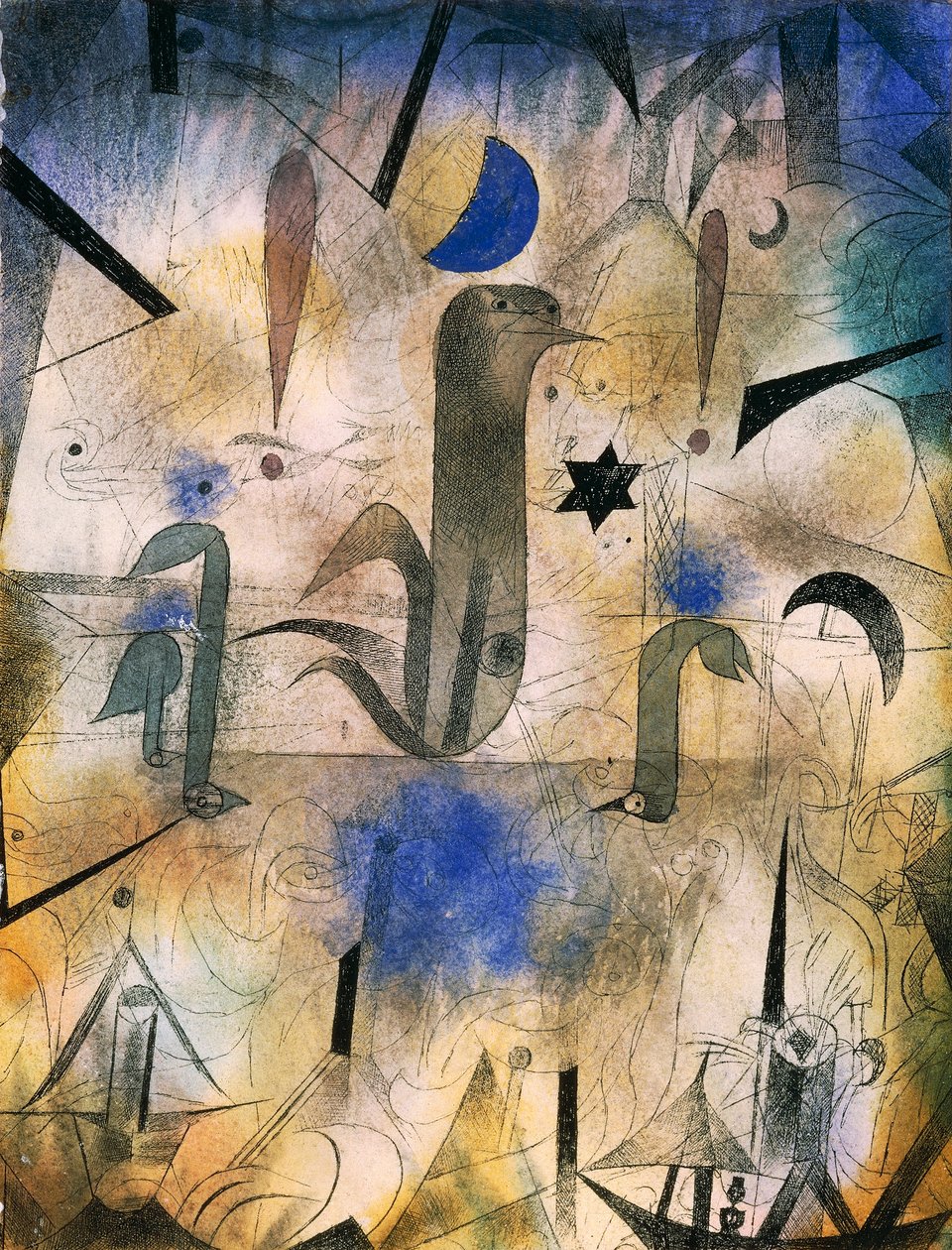Sirener fra skip av Paul Klee