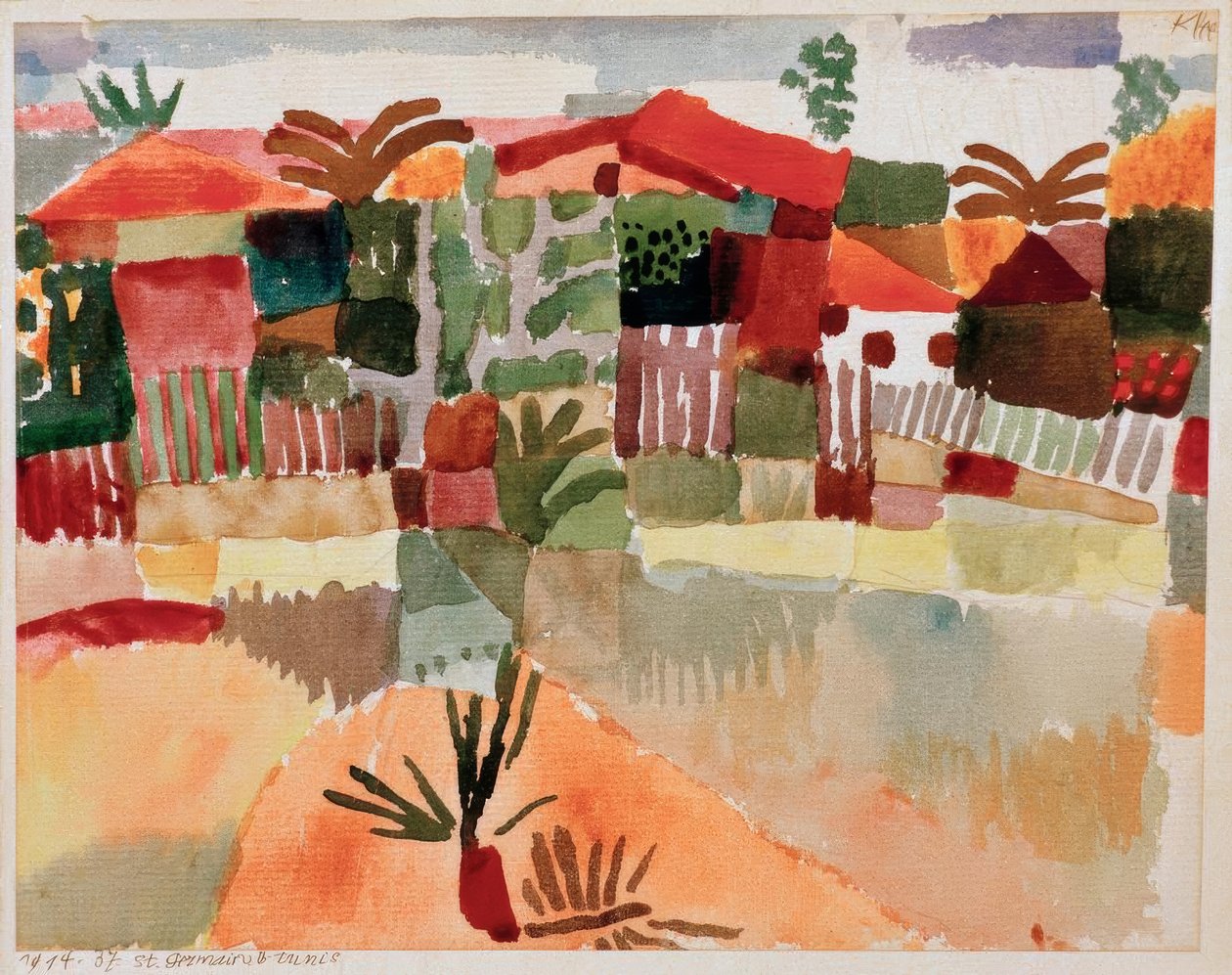 St. Germain f. Tunis av Paul Klee
