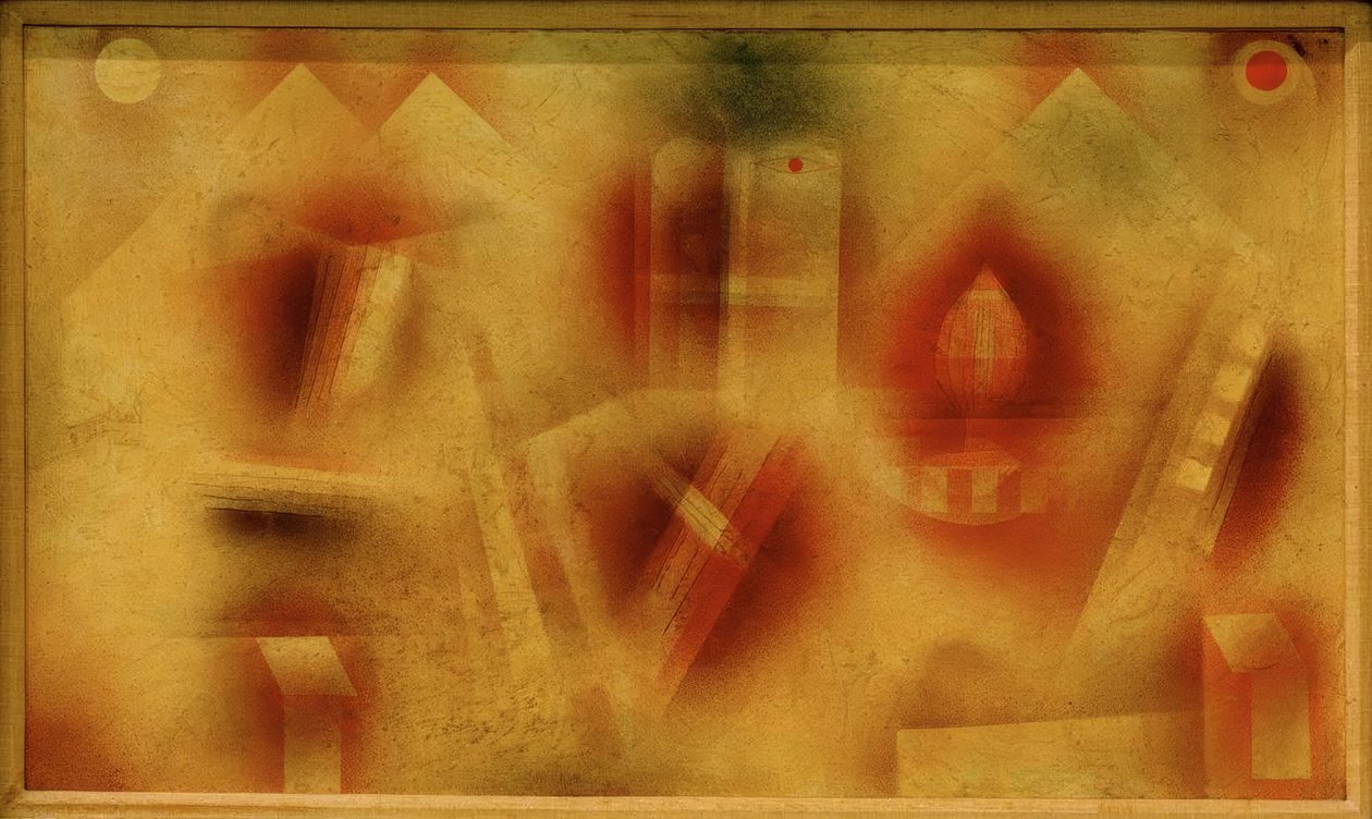 Stilleben med fragmenter av Paul Klee