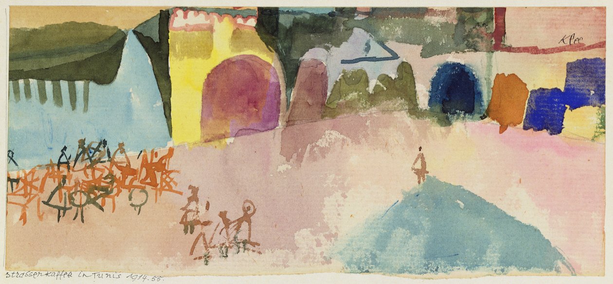Gatekafé i Tunis av Paul Klee