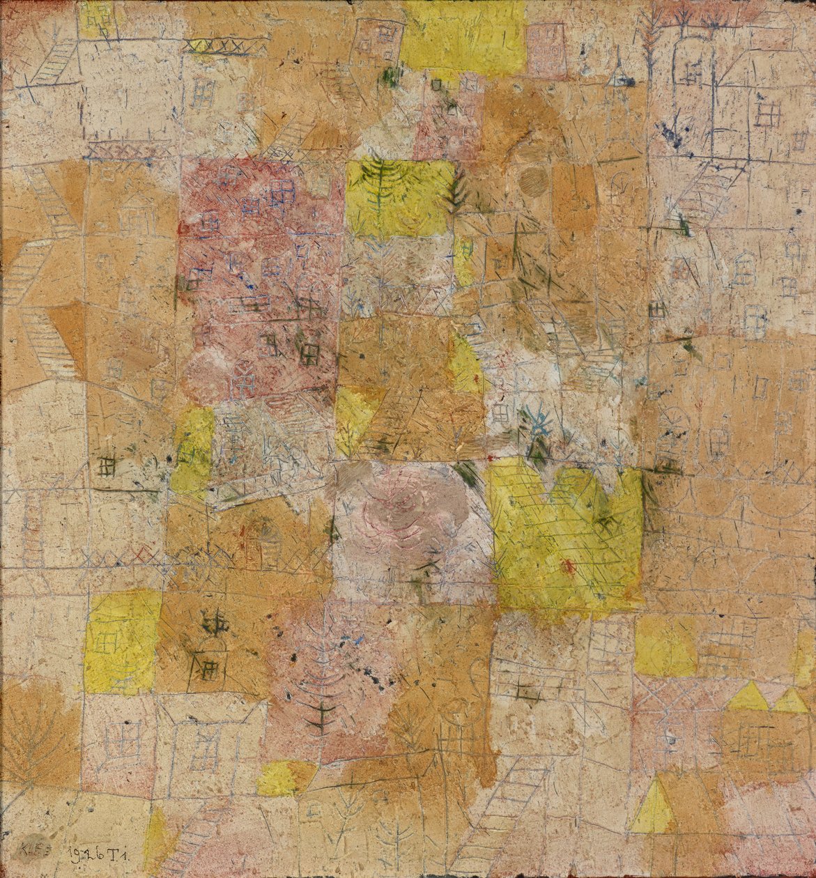 Forstads idyll av Paul Klee