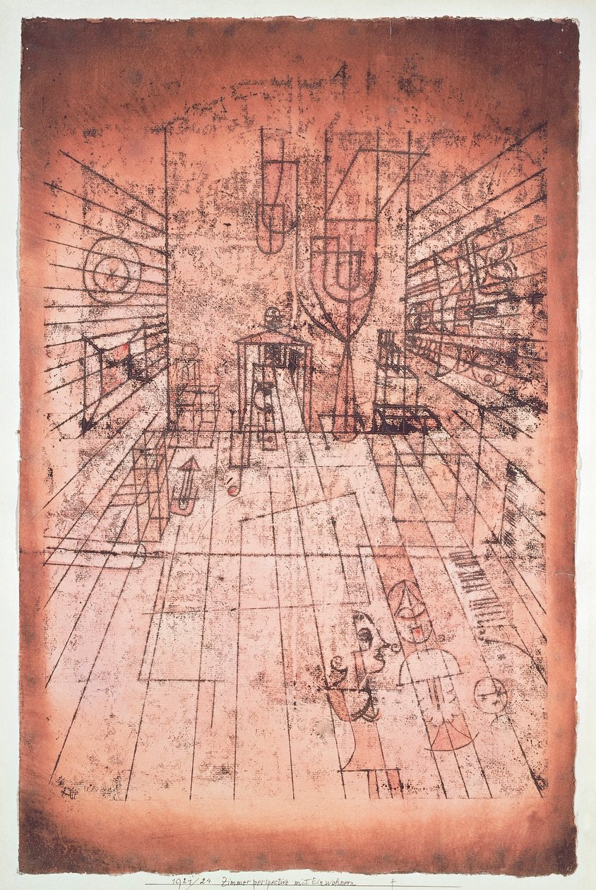 Sveits, Bern, Romperspektiv med innbyggere av Paul Klee