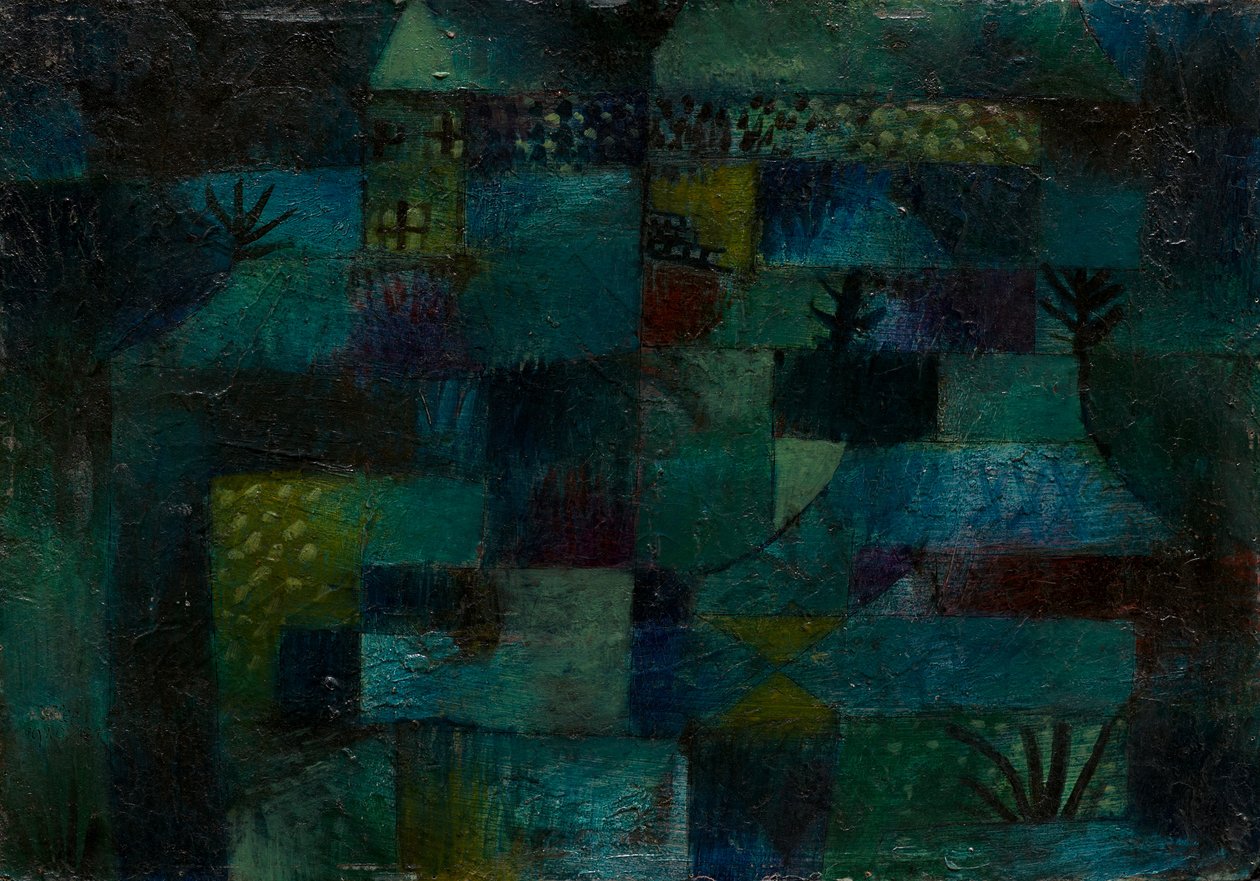 Terrassehage, 1920. av Paul Klee