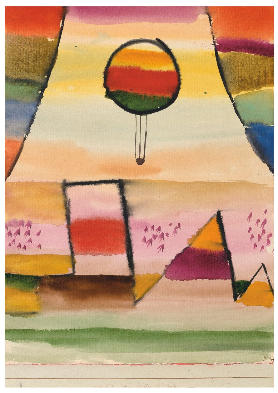 Ballongen i vinduet, 1929. av Paul Klee