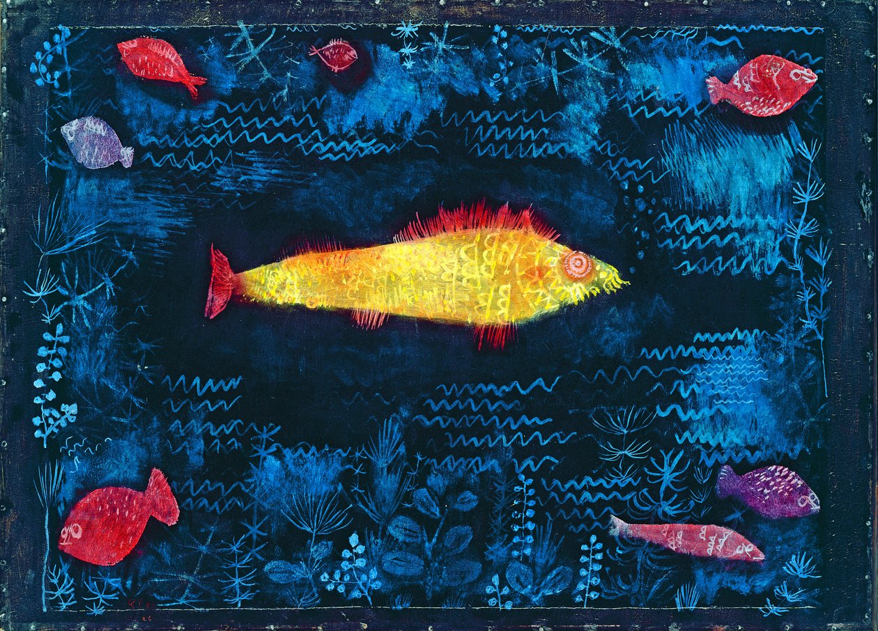 Gullfisken av Paul Klee
