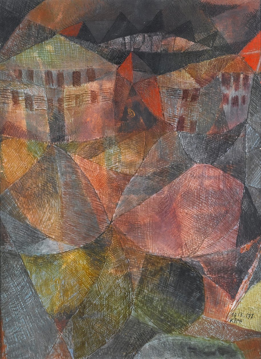 Hotellet, 1913. av Paul Klee