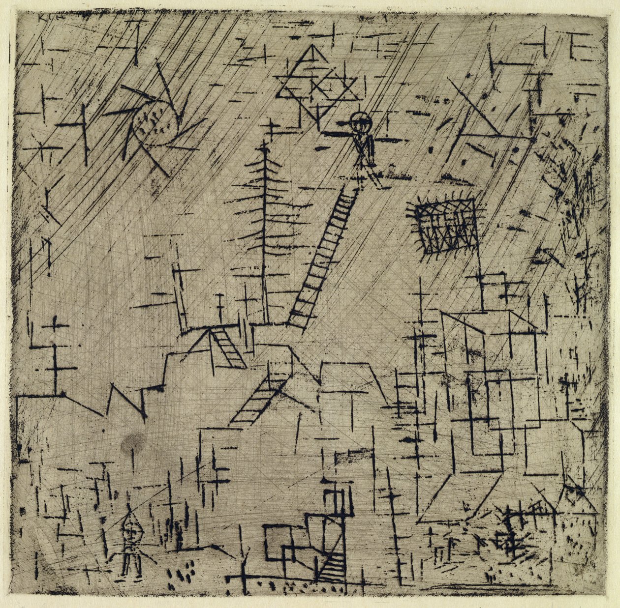 Magikeren i april av Paul Klee