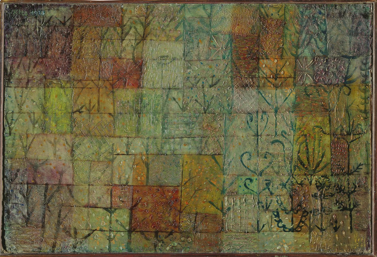 Grønnsakshagen, 1925. av Paul Klee
