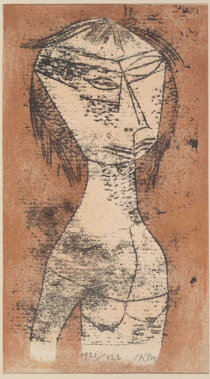 Det indre lysets helgen, 1921. av Paul Klee
