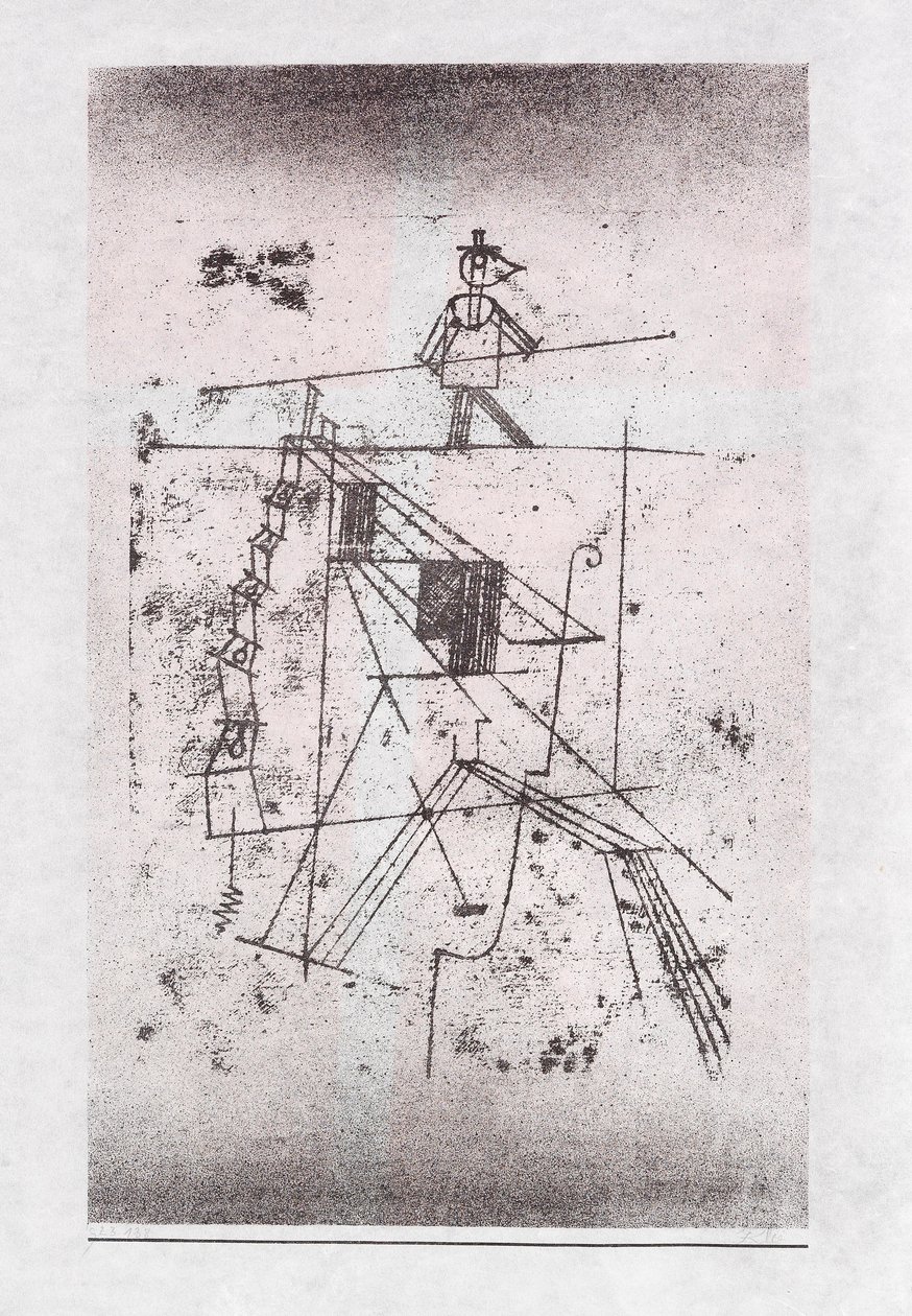 Tightrope Walker, 1923. av Paul Klee