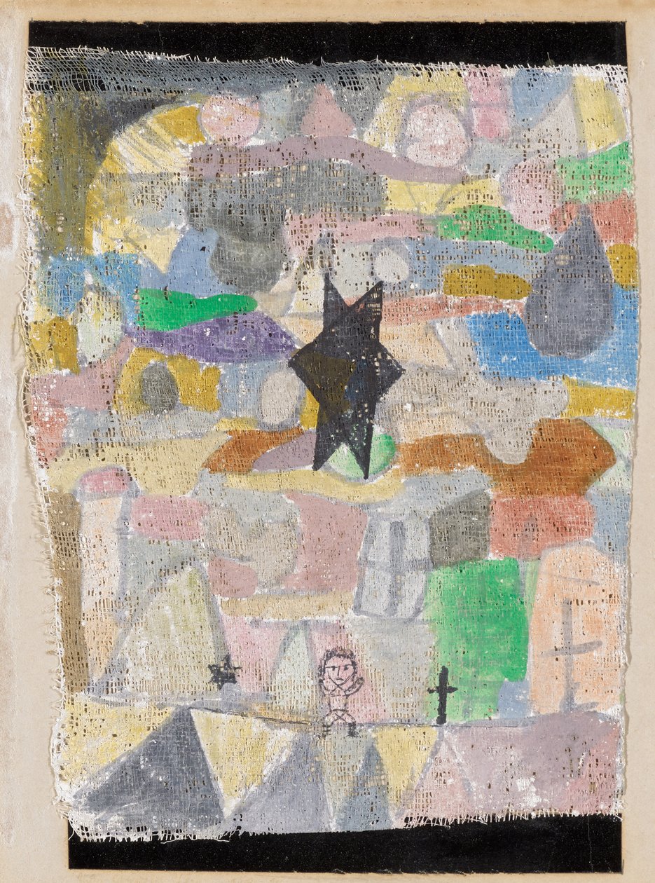Under en svart stjerne, 1918. av Paul Klee