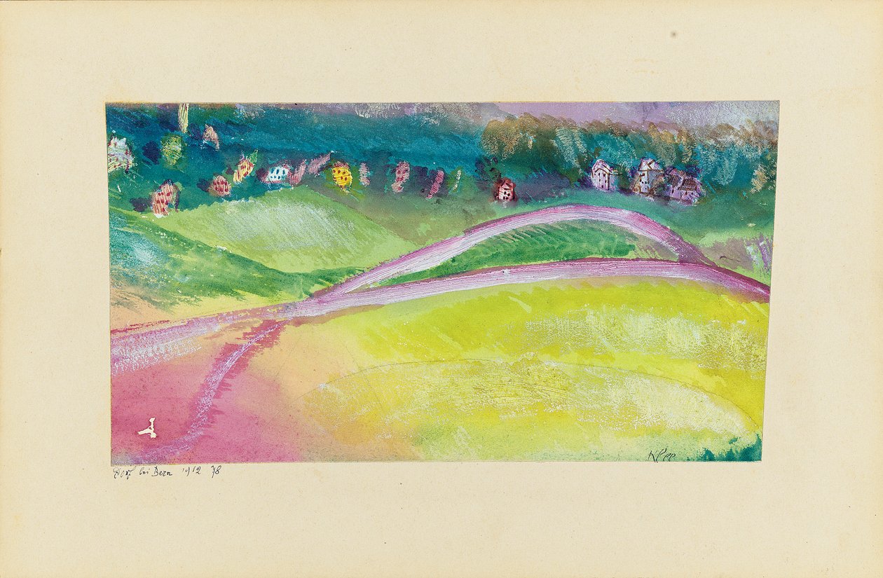 Landsby nær Bern av Paul Klee