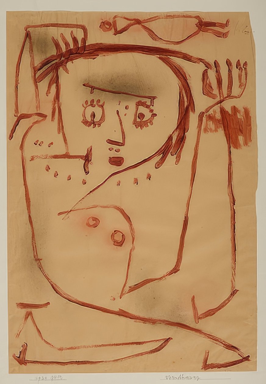 En forutanelse. 1939 av Paul Klee