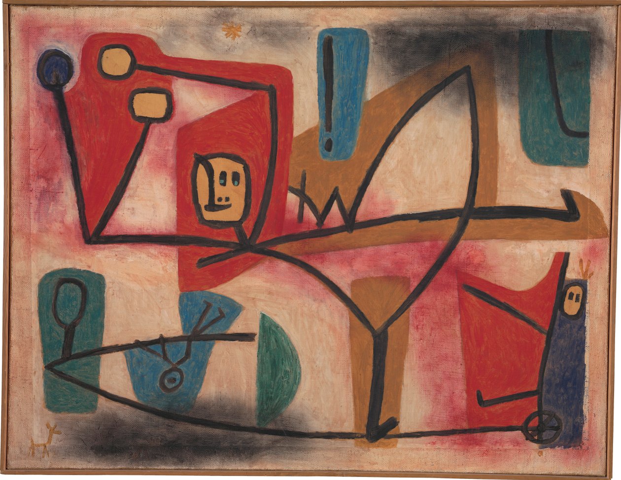 Cockiness Exuberance, 1939. av Paul Klee