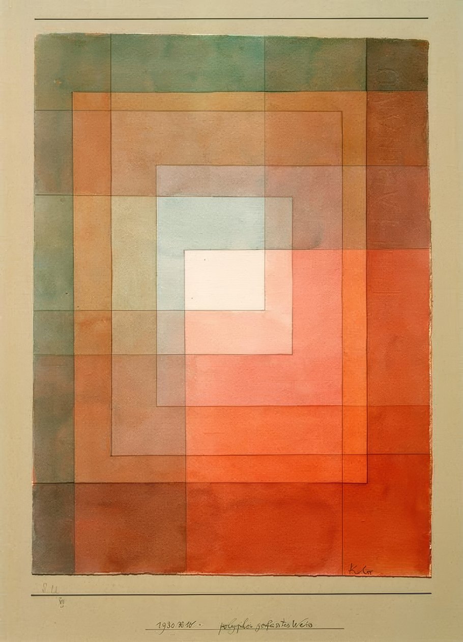 polyfonisk hvit av Paul Klee