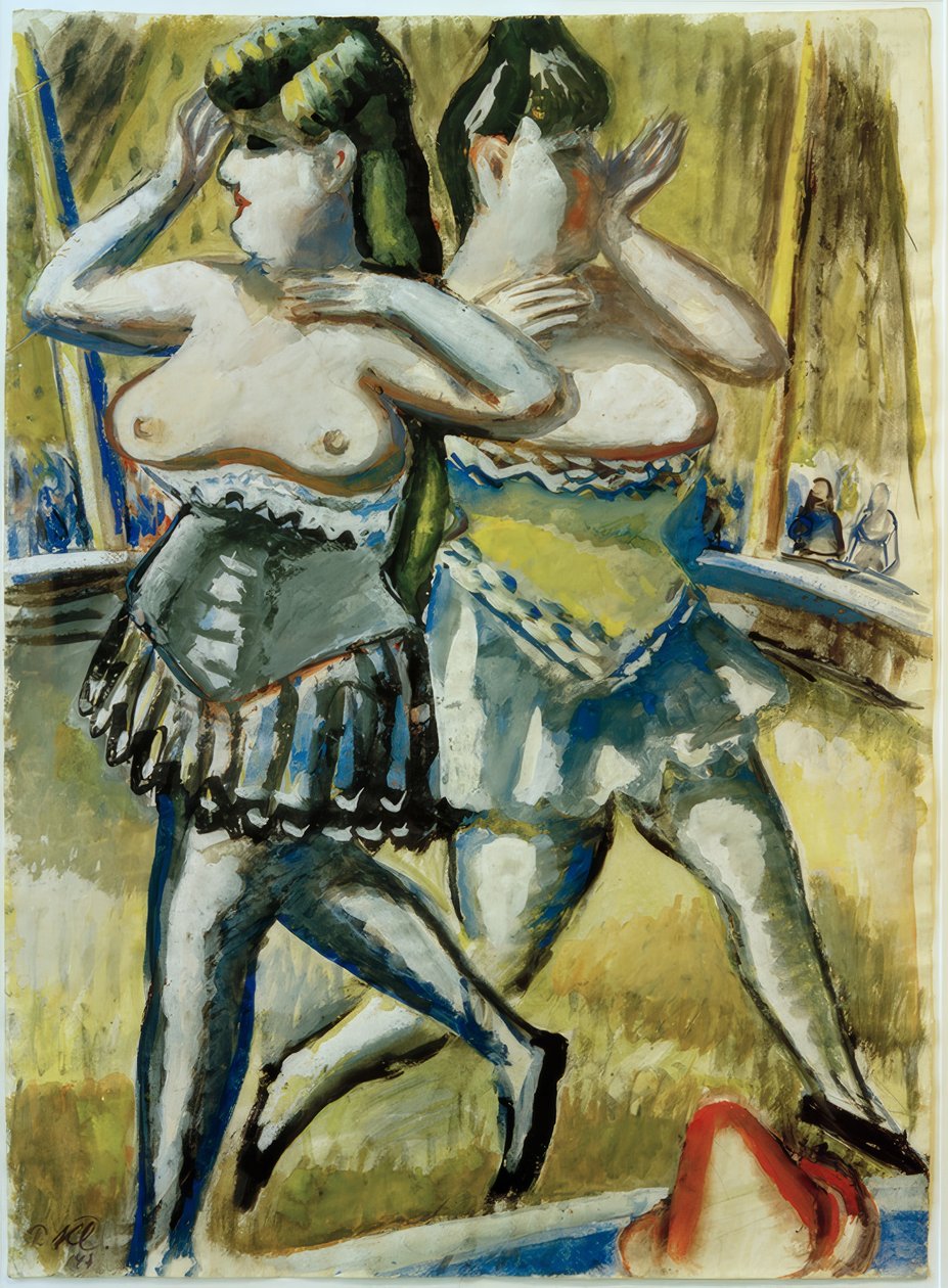 To sirkusdansere av Paul Kleinschmidt