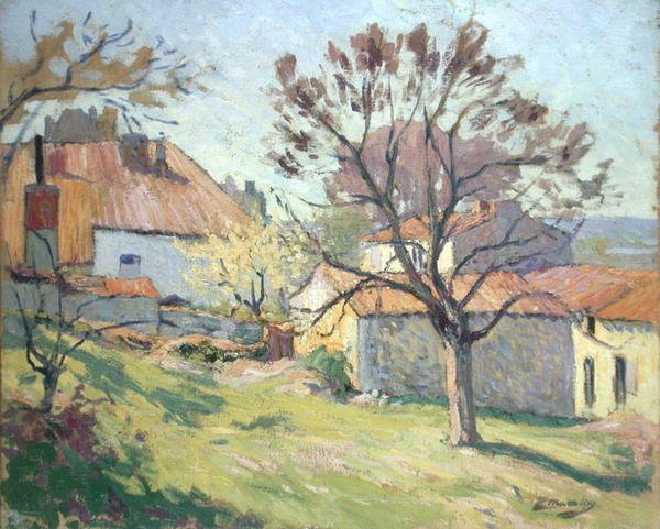Spring Light, Saintonge (olje på lerret) av Paul Madeline