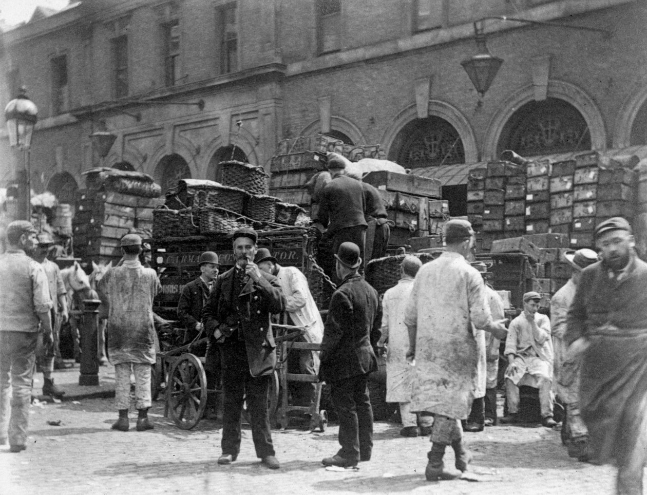 Billingsgate Market, London, 1893 av Paul Martin
