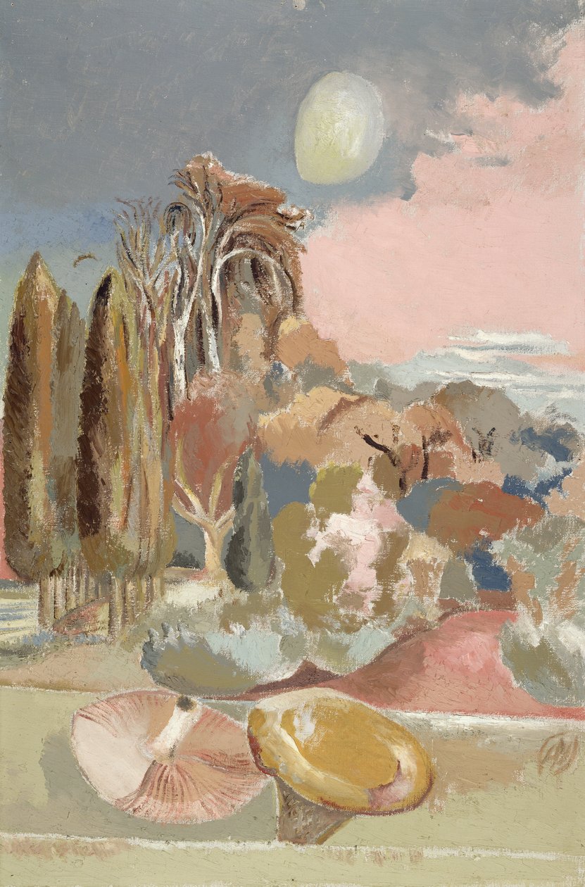 Månen i november av Paul Nash