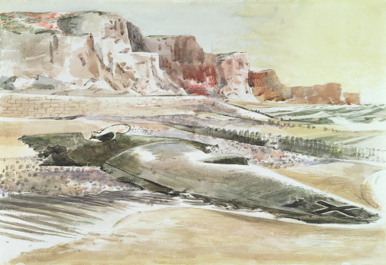 The Raider on the Shore av Paul Nash