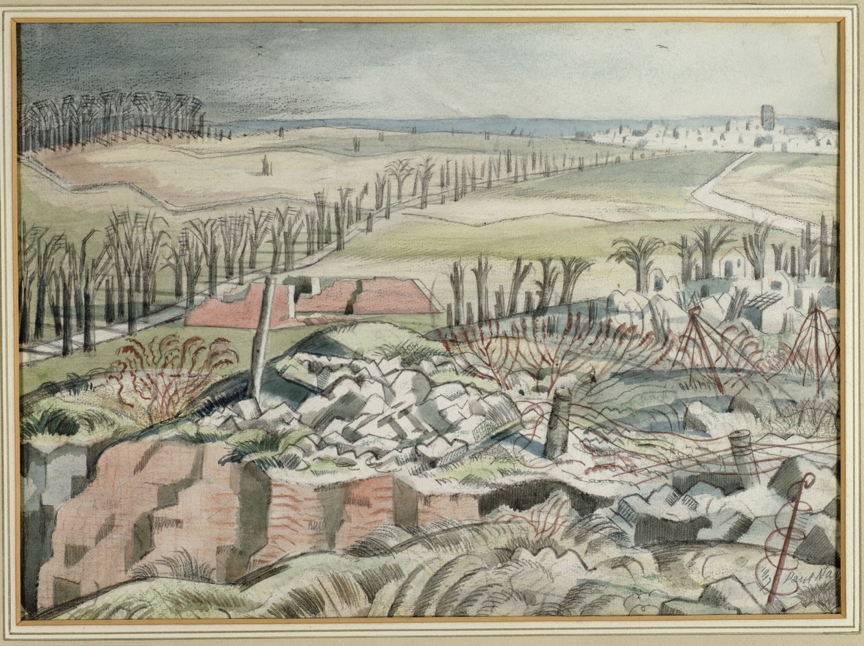 Vimy Ridge av Paul Nash