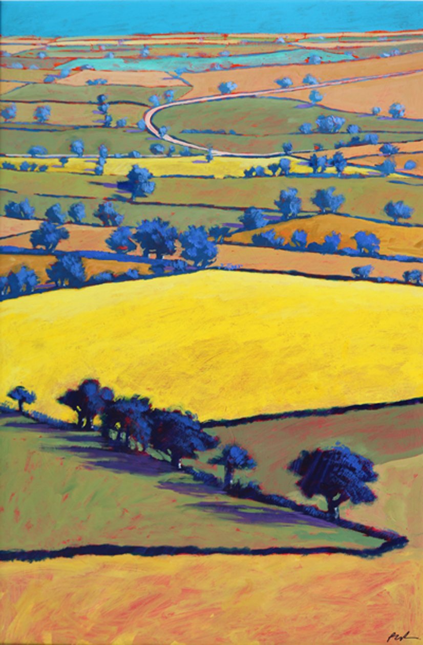 Fra Ragged Stone (akryl om bord) av Paul Powis
