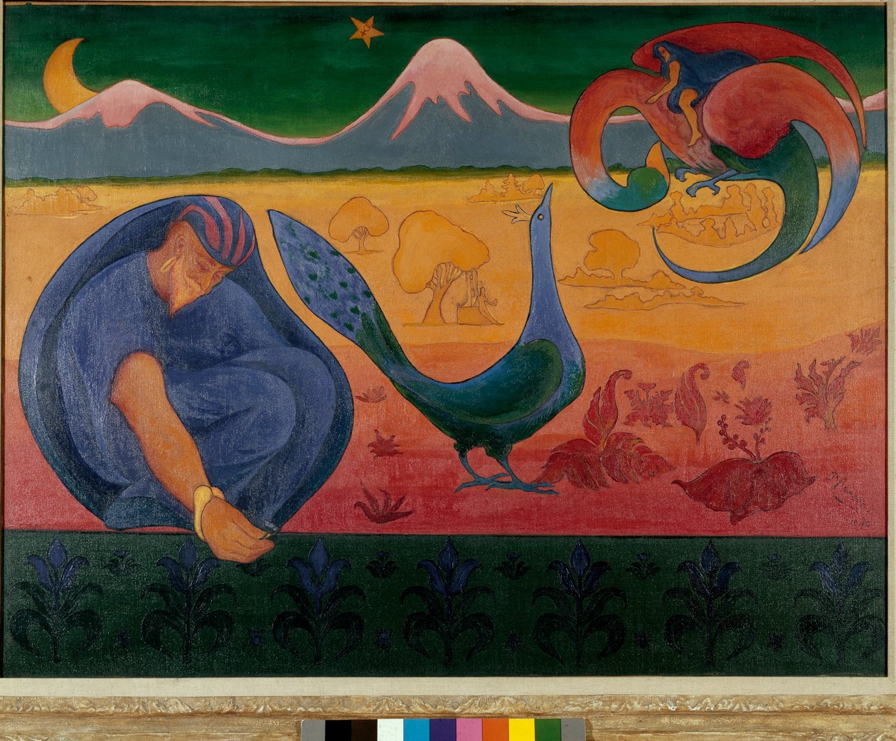 Nabis landskap (maleri av Paul Elie Ranson