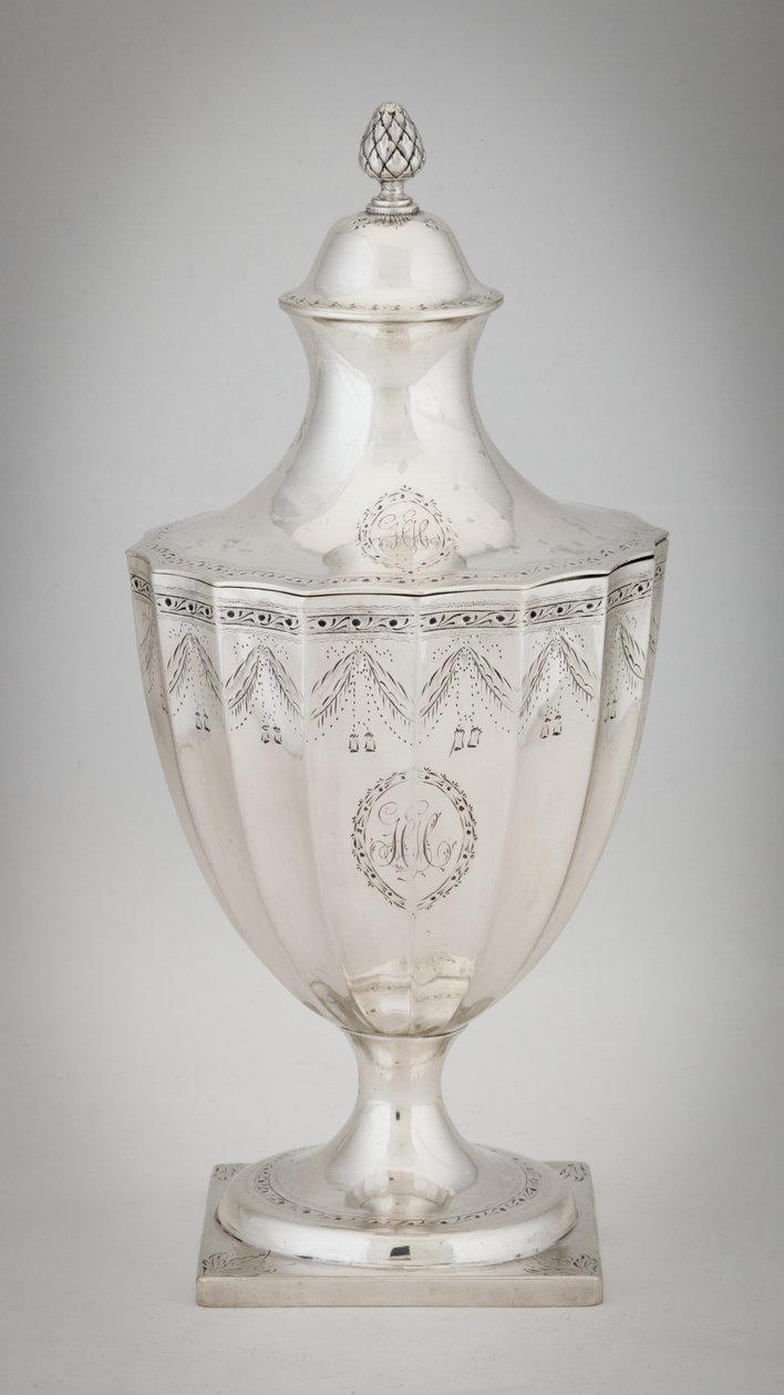 Sukkerurne, ca. 1795 (sølv) av Paul Revere