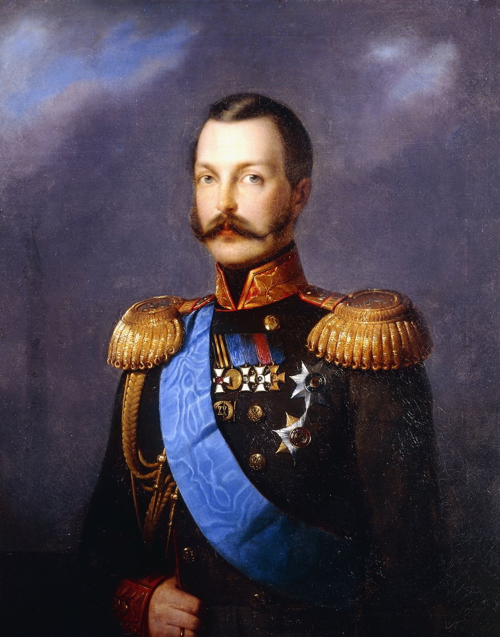 Portrett av tsar Alexander II av Paul Rizzoni