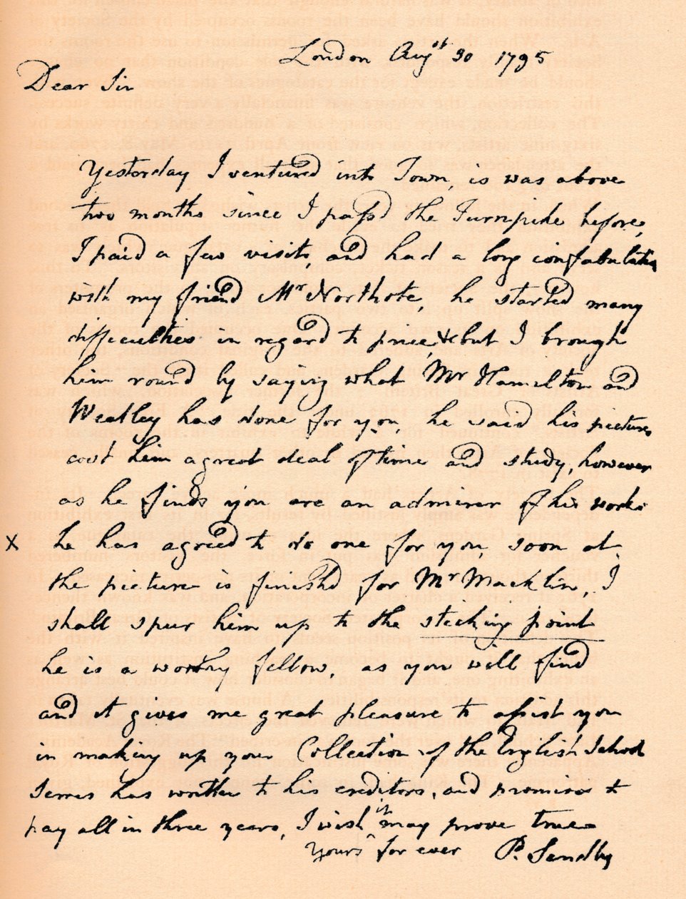 Et brev fra Paul Sandby, 1795 1904 av Paul Sandby