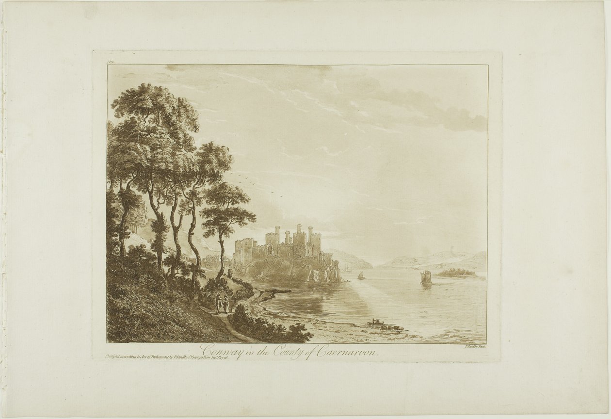 Conway i fylket Caernarvon av Paul Sandby