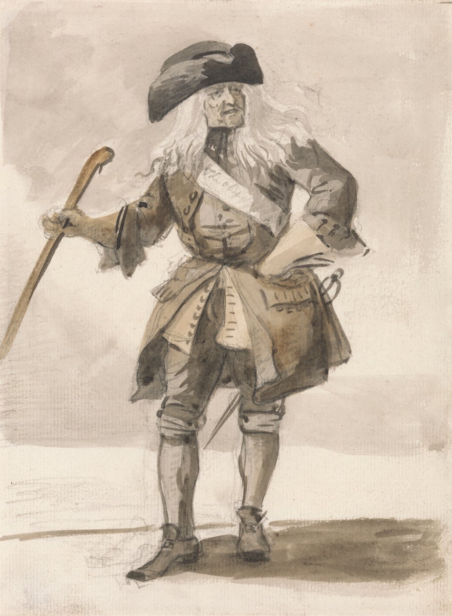 London Cries: A Man Swaggering av Paul Sandby