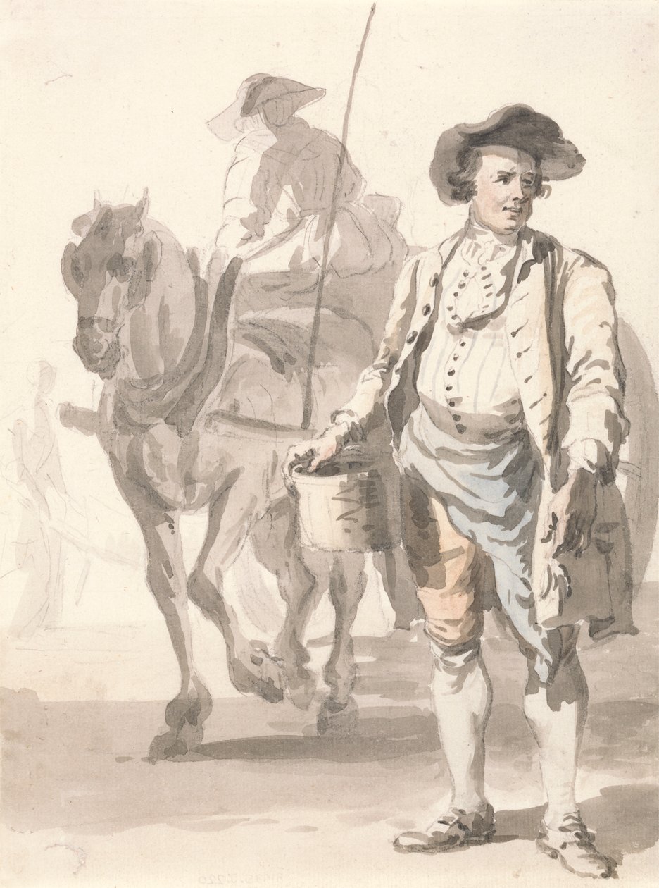 London Cries: A Tinker and His Wife av Paul Sandby