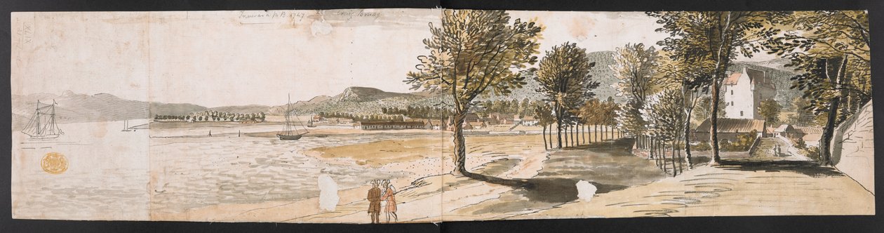 Utsikt over Inveraray av Paul Sandby