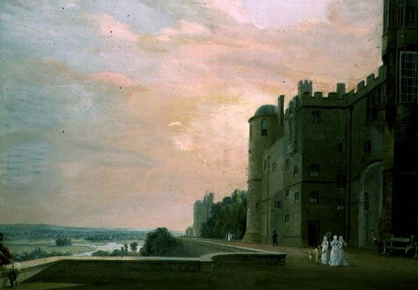 Windsor Castle: North Terrace av Paul Sandby