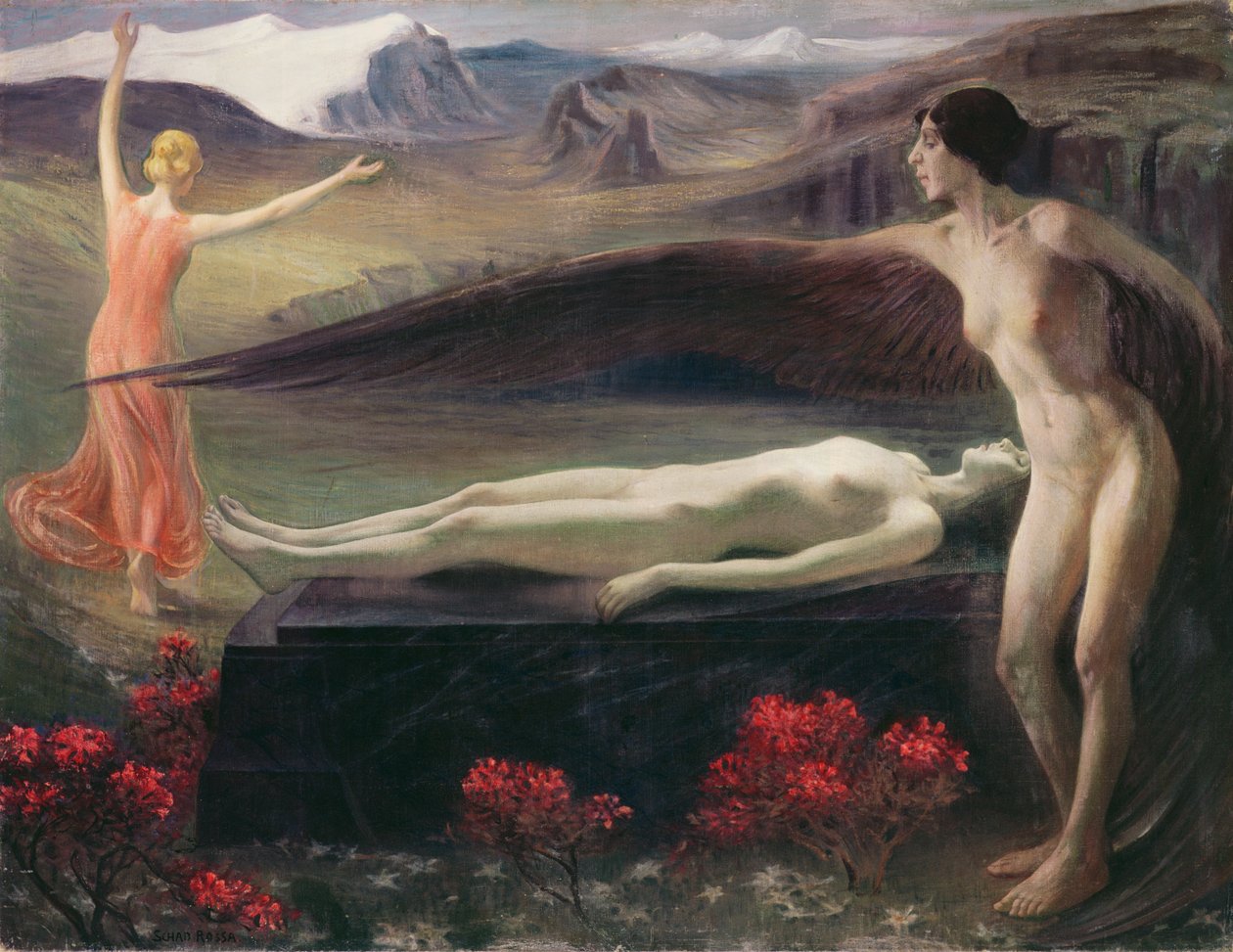 Kvinner i et landskap av Paul Schad Rossa