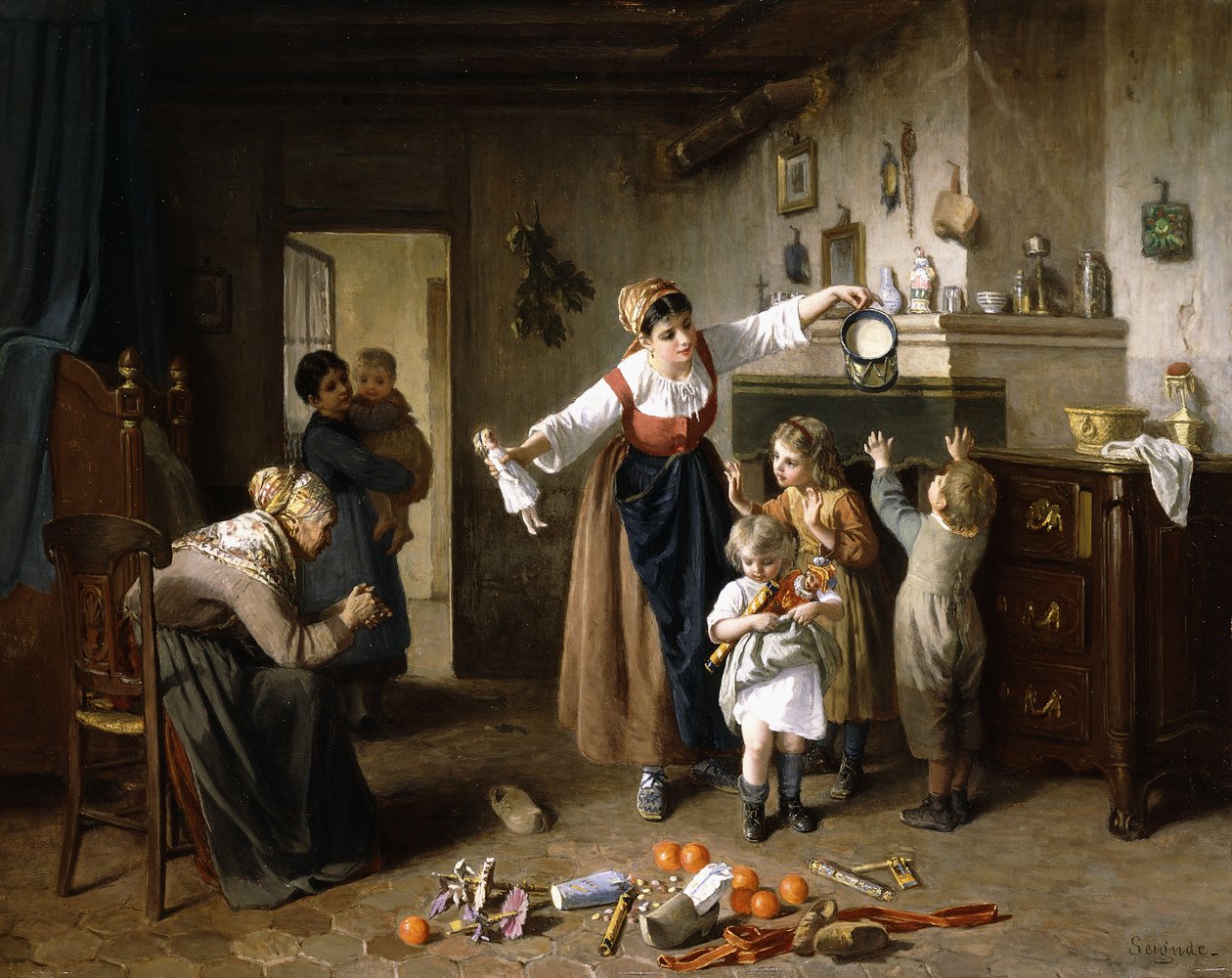 Julemorgen, av Paul Seignac