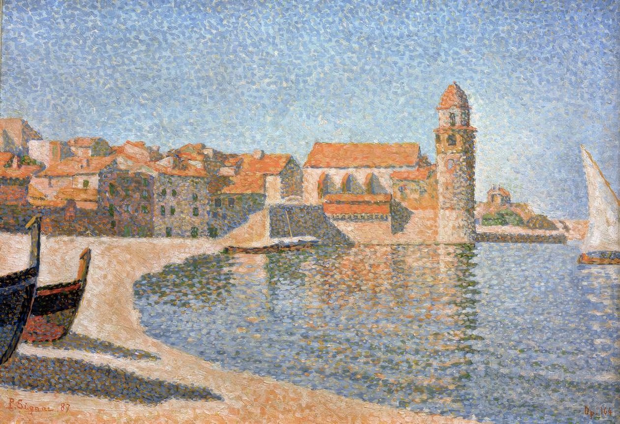 Utsikt over Collioure av Paul Signac