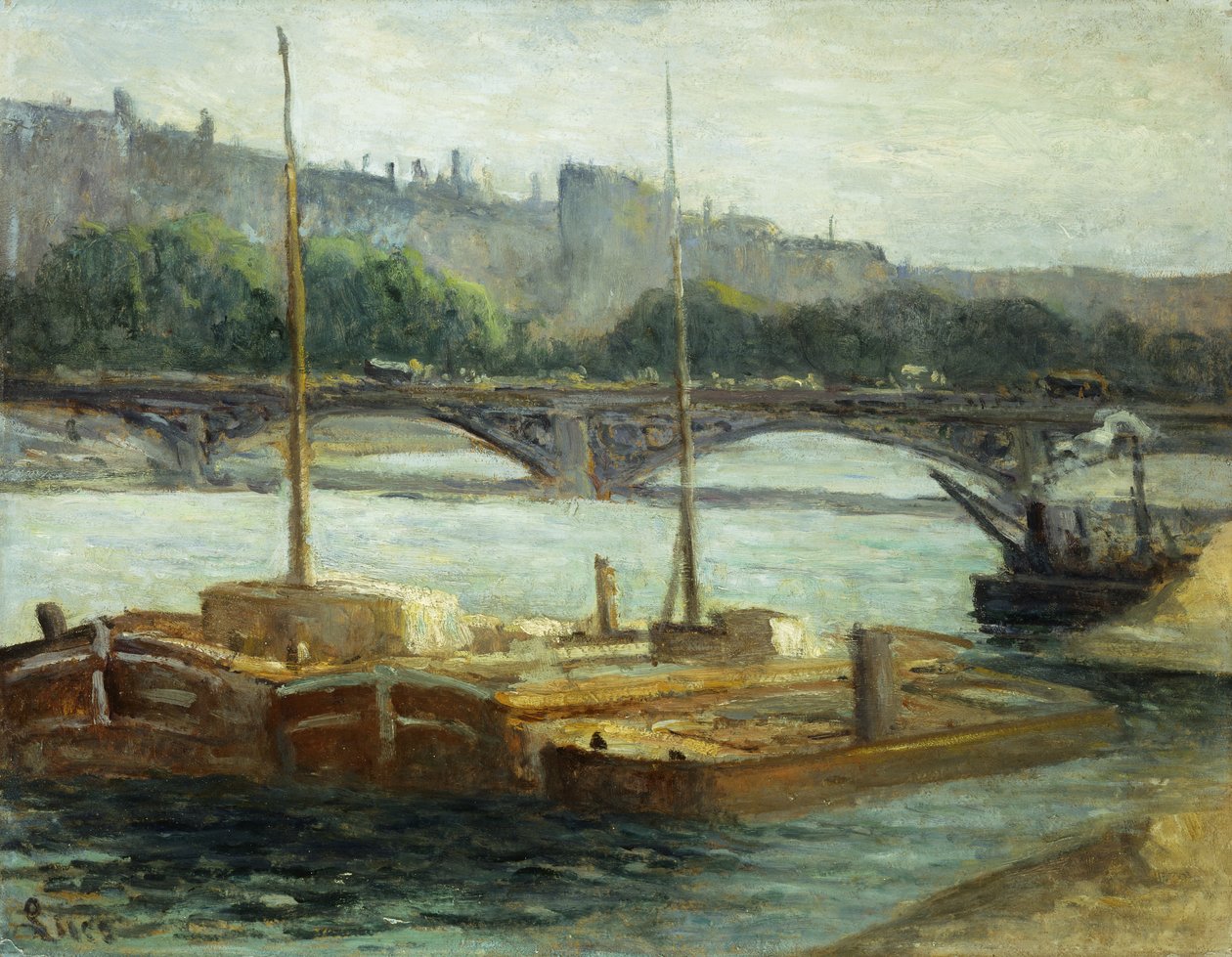 Båter på Groix; Båter i Groix, av Paul Signac