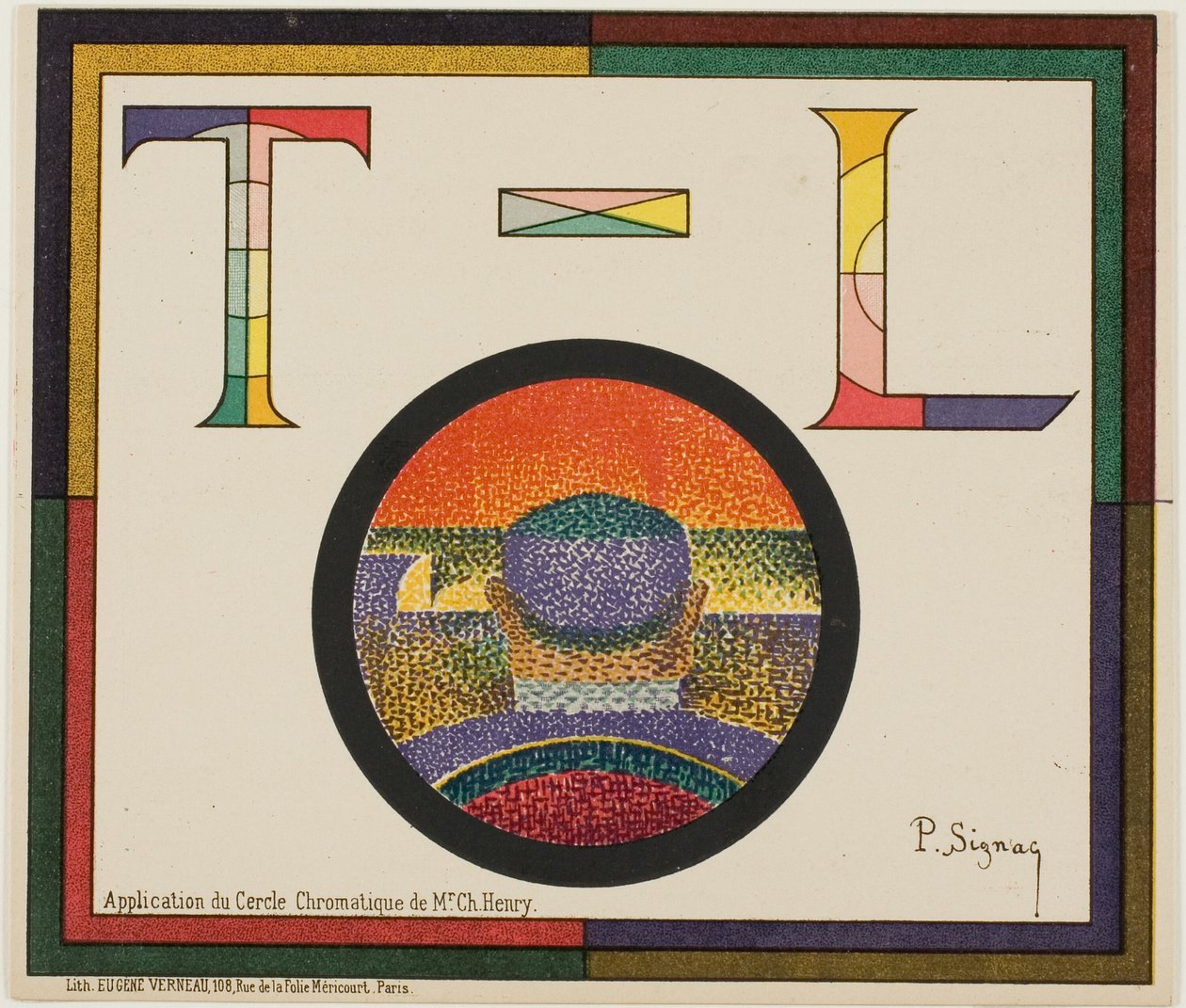 Kromatisk sirkel av Paul Signac