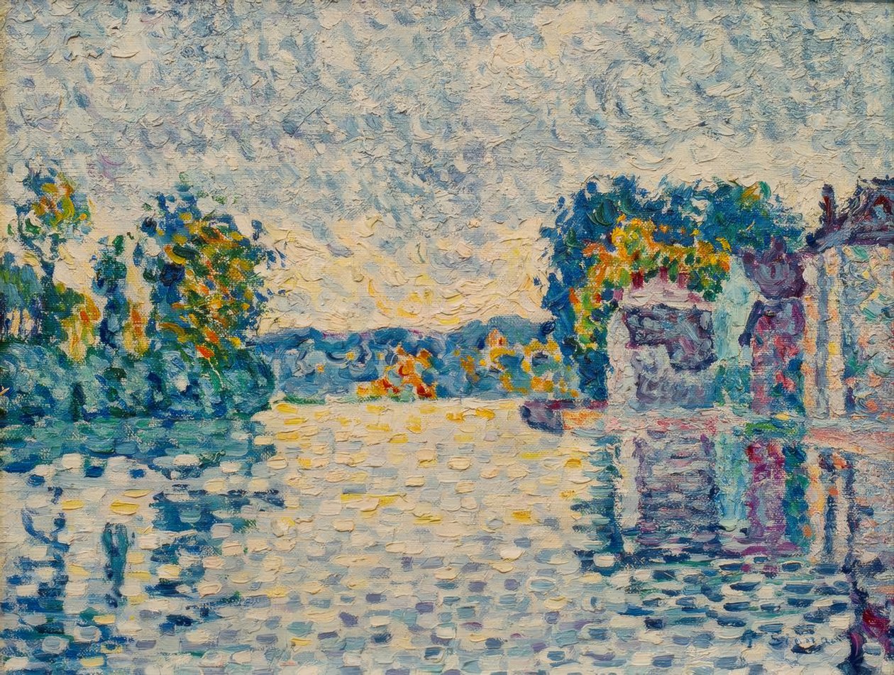 Seinen på Samois av Paul Signac