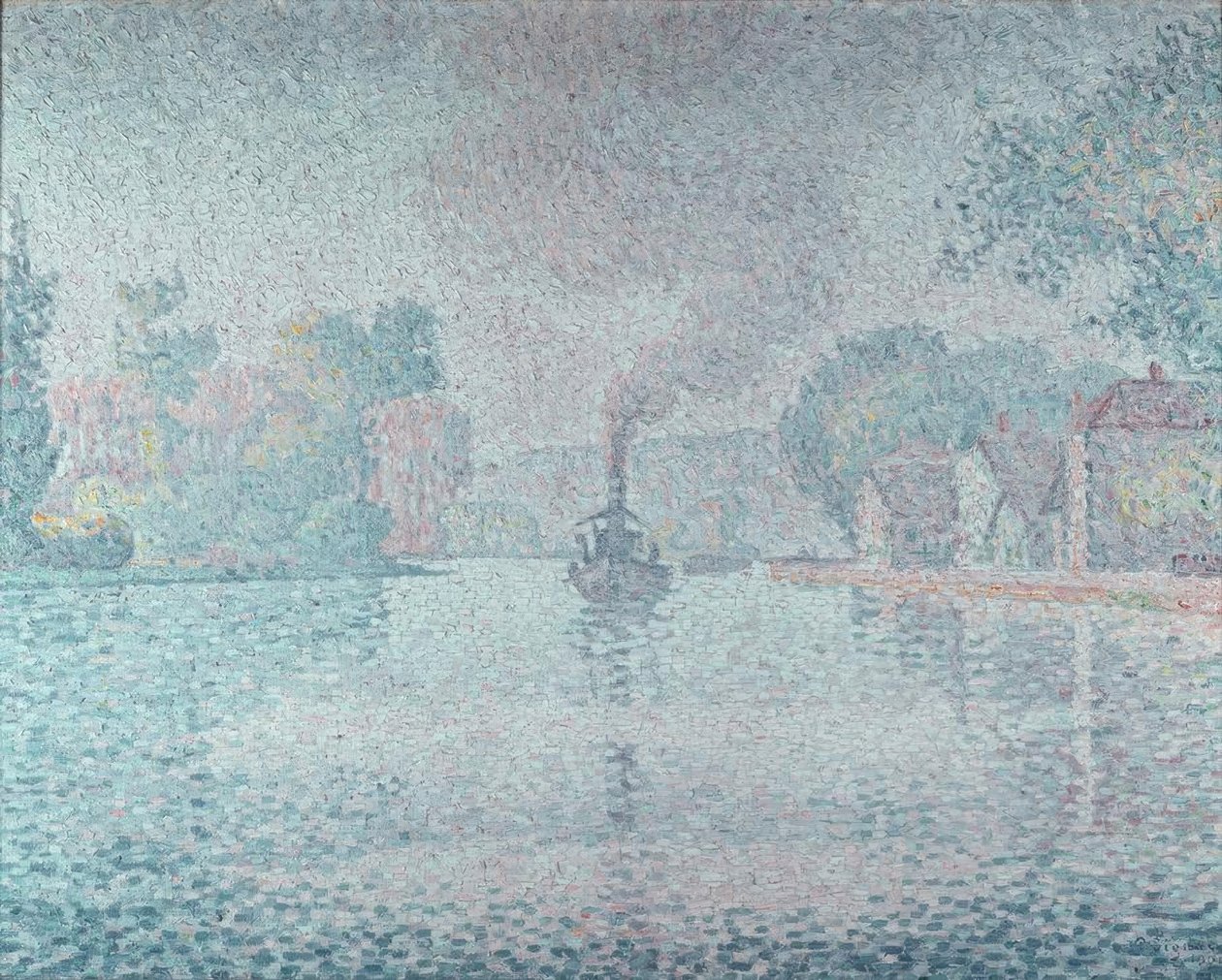 Seinen på Samois av Paul Signac