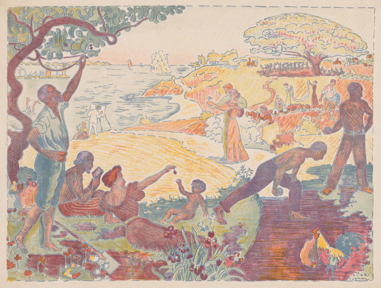 Harmoniske tider av Paul Signac