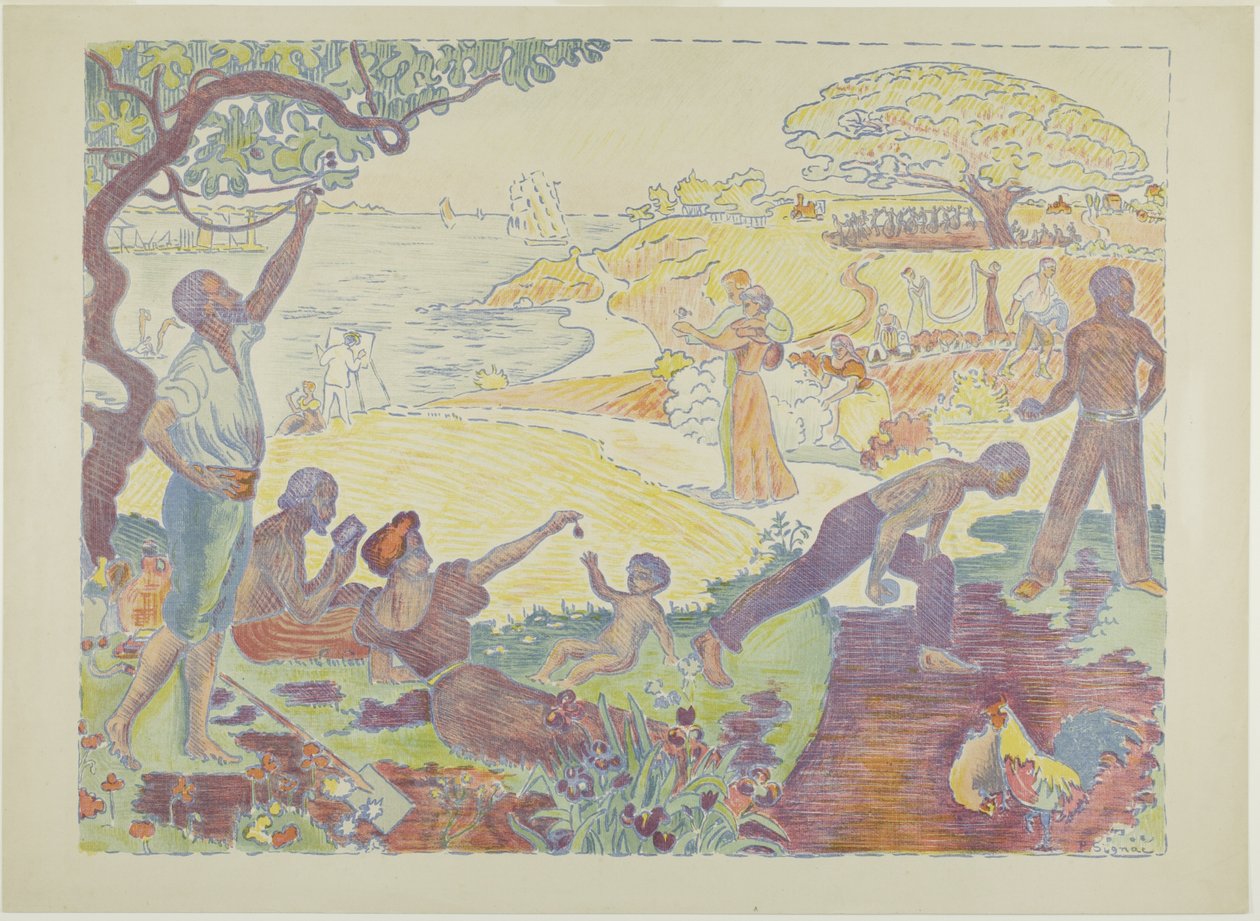 In Times of Harmony av Paul Signac