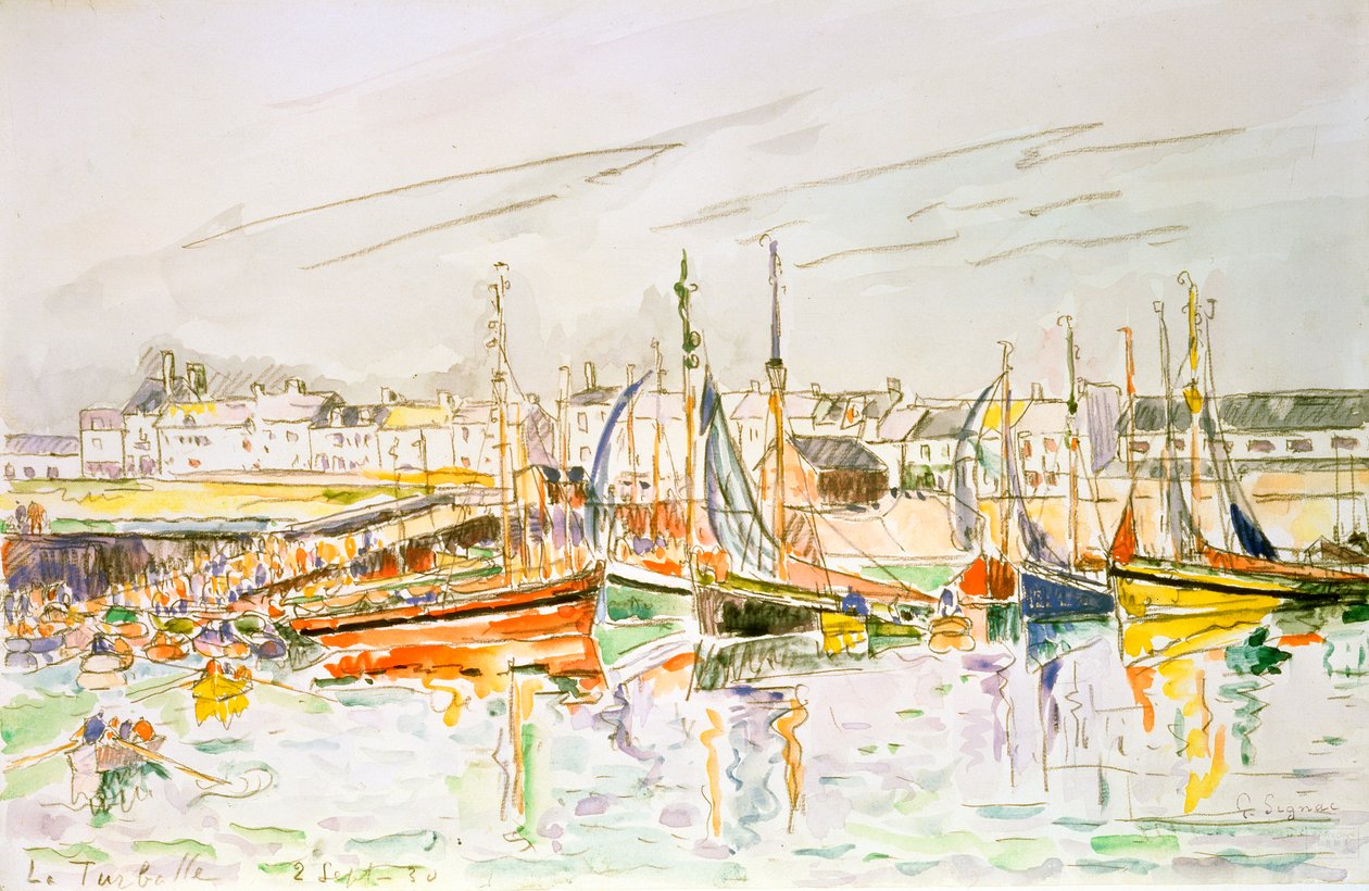 La Turballe, 1930. av Paul Signac