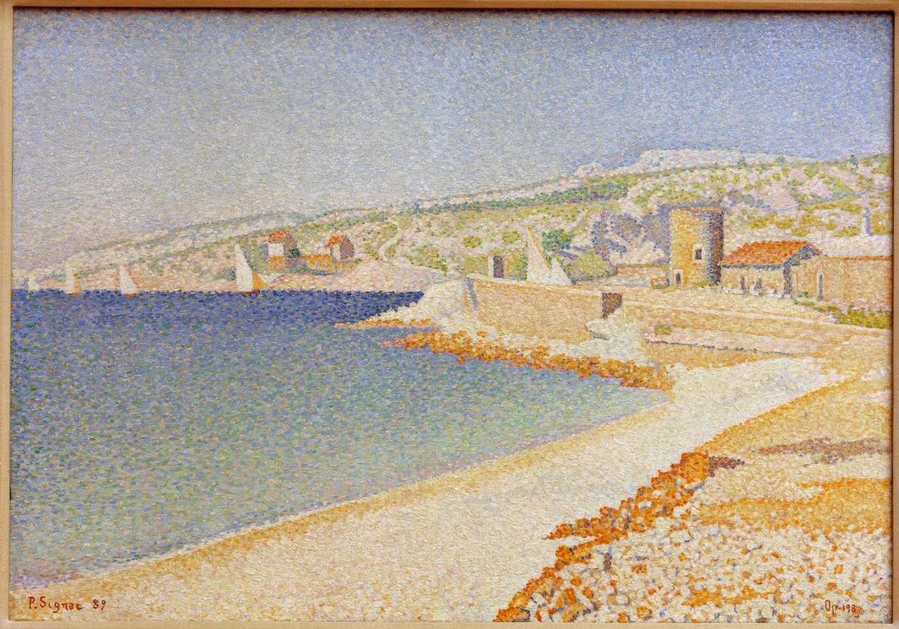 Kaien i Cassis (Opus 198) av Paul Signac