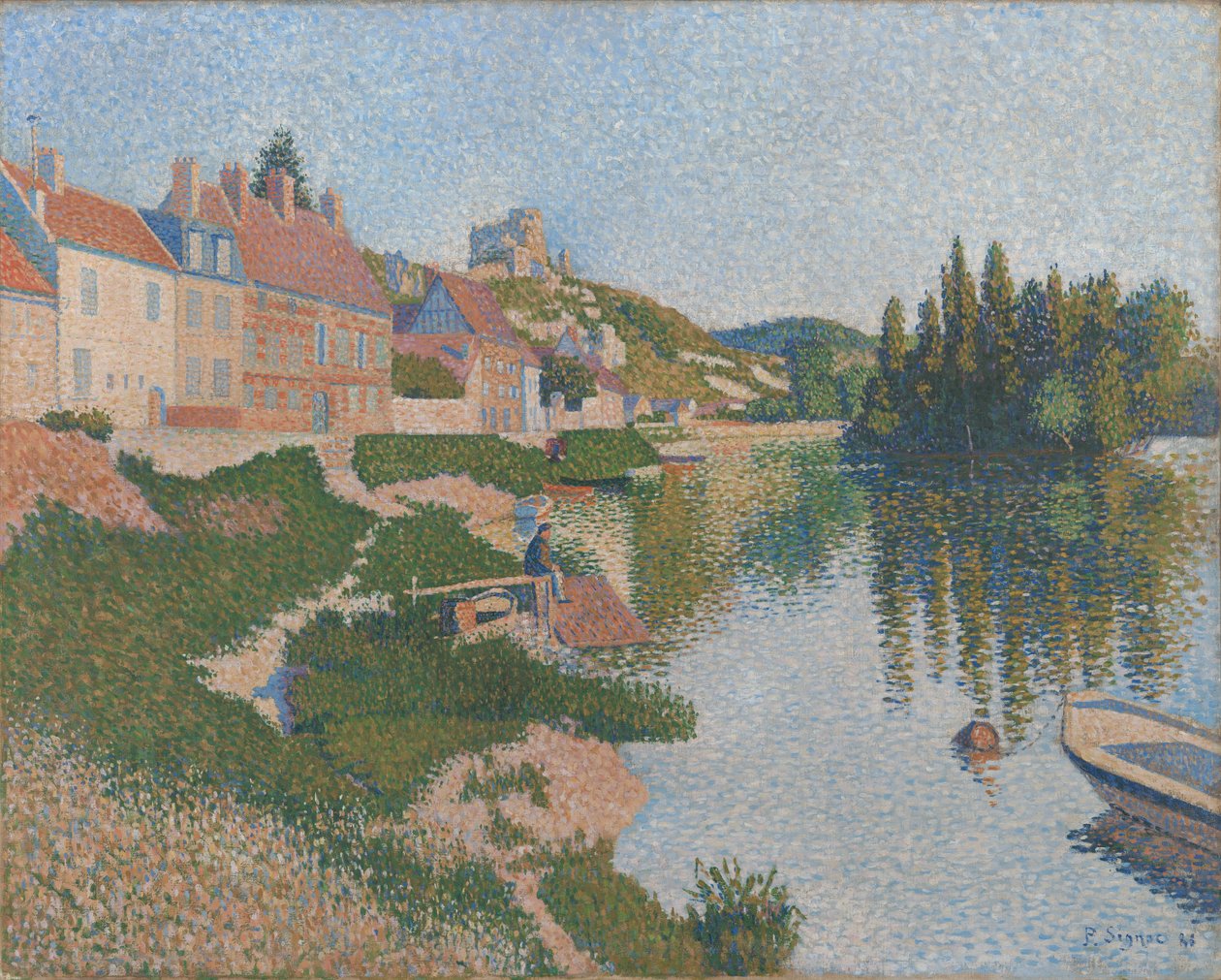 Les Andelys av Paul Signac